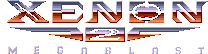 Xenon 2 Megablast logo, original pixels