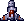 The Megablaster ship, original pixels