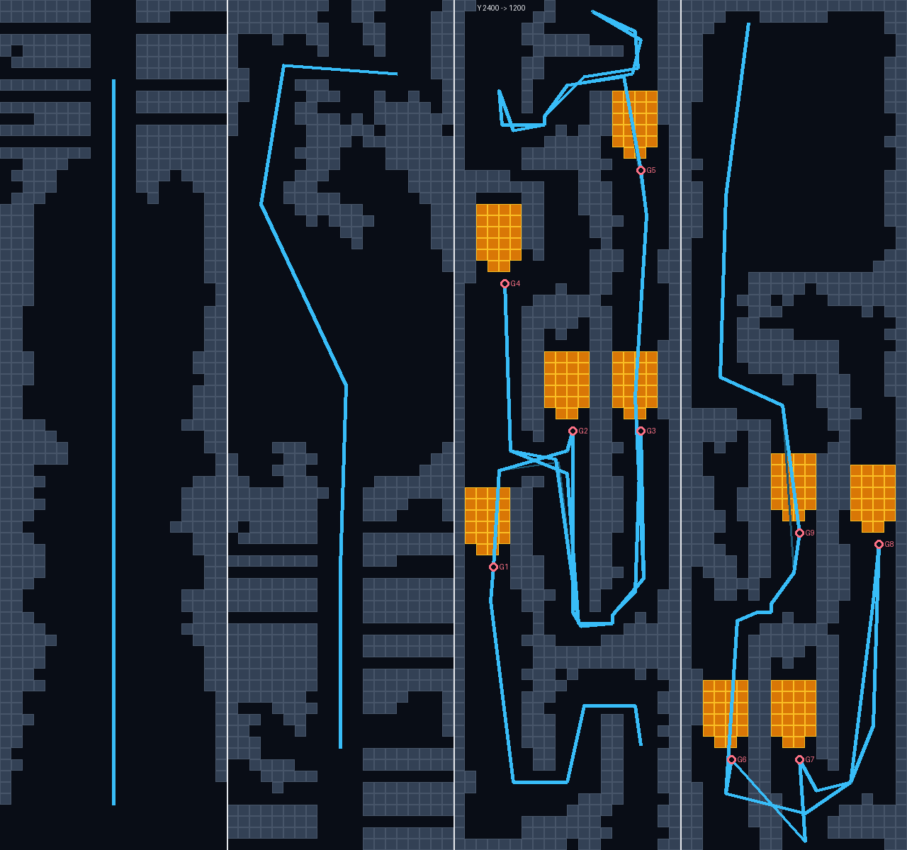 Level 3 offline route